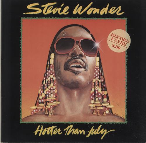 Stevie Wonder Hotter Than July French vinyl LP album (LP record